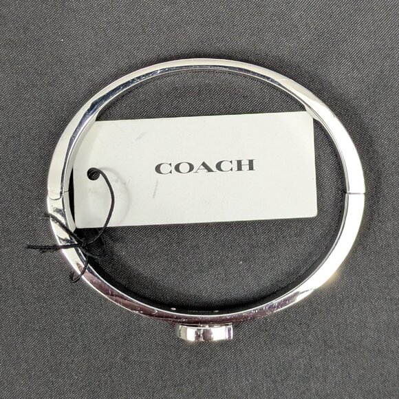 Coach Bracelet Silver with Sparkling C - NWT - Picture 5 of 8